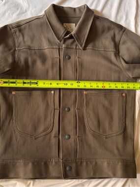 Men's Olive Bedford Chord Trucker Jacket - Wythe New York